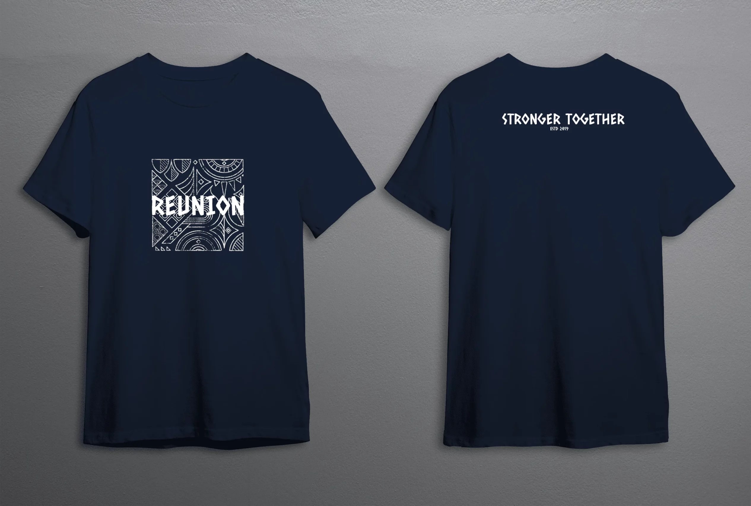 desain kaos famgath text