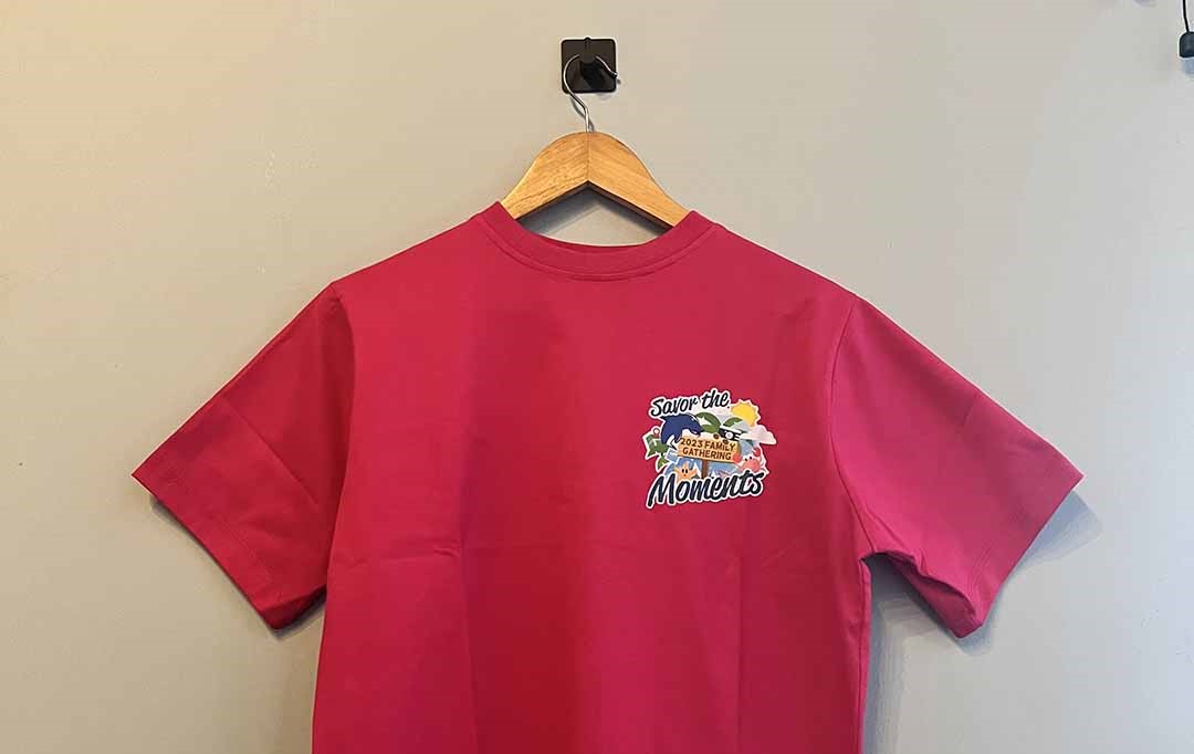 desain kaos gathering keren minimalis dengan logo